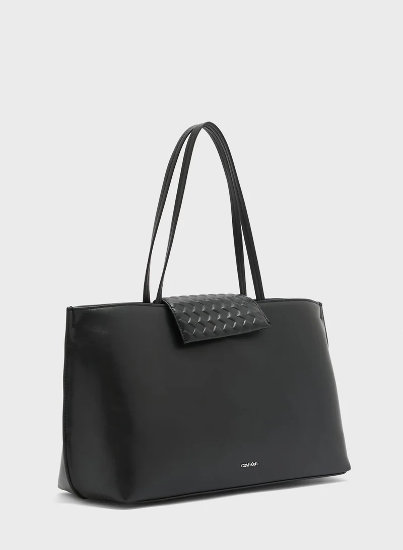 CALVIN KLEIN Mini Quilt Medium Tote