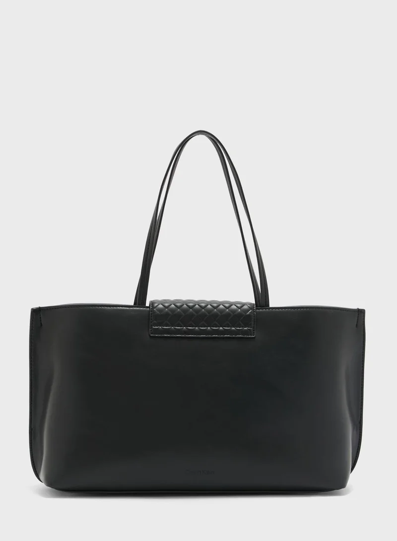 CALVIN KLEIN Mini Quilt Medium Tote