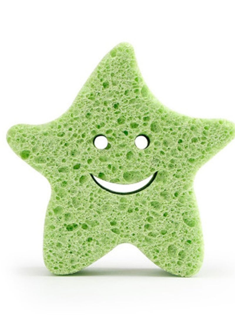 Zikra 4 Pack Premium Bath Sponge, Bath Foam Rub Shower Sponge, Soft Cotton Scrubber Bath Brush Rubbing Towel for Toddler Infant Newborn Great for Sensitive Skin - Image 4