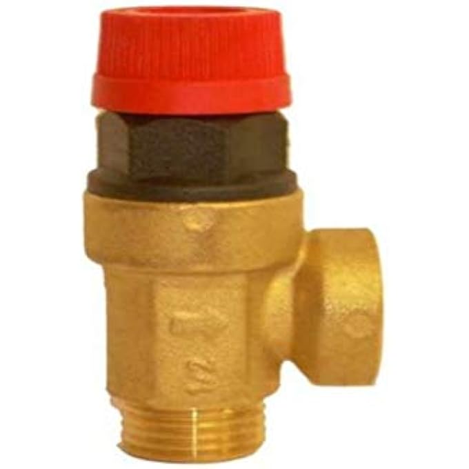 BOILER SAFETY PRESSURE RELIEF VALVE 1/2" MXF BSP VARIOUS PRESURE 1.5 BAR - Image 1