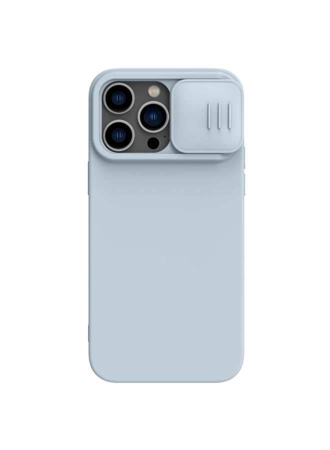 BGM Case Cover For iPhone 14 Pro NILLKIN CamShield Liquid Silicone Phone Case Grey