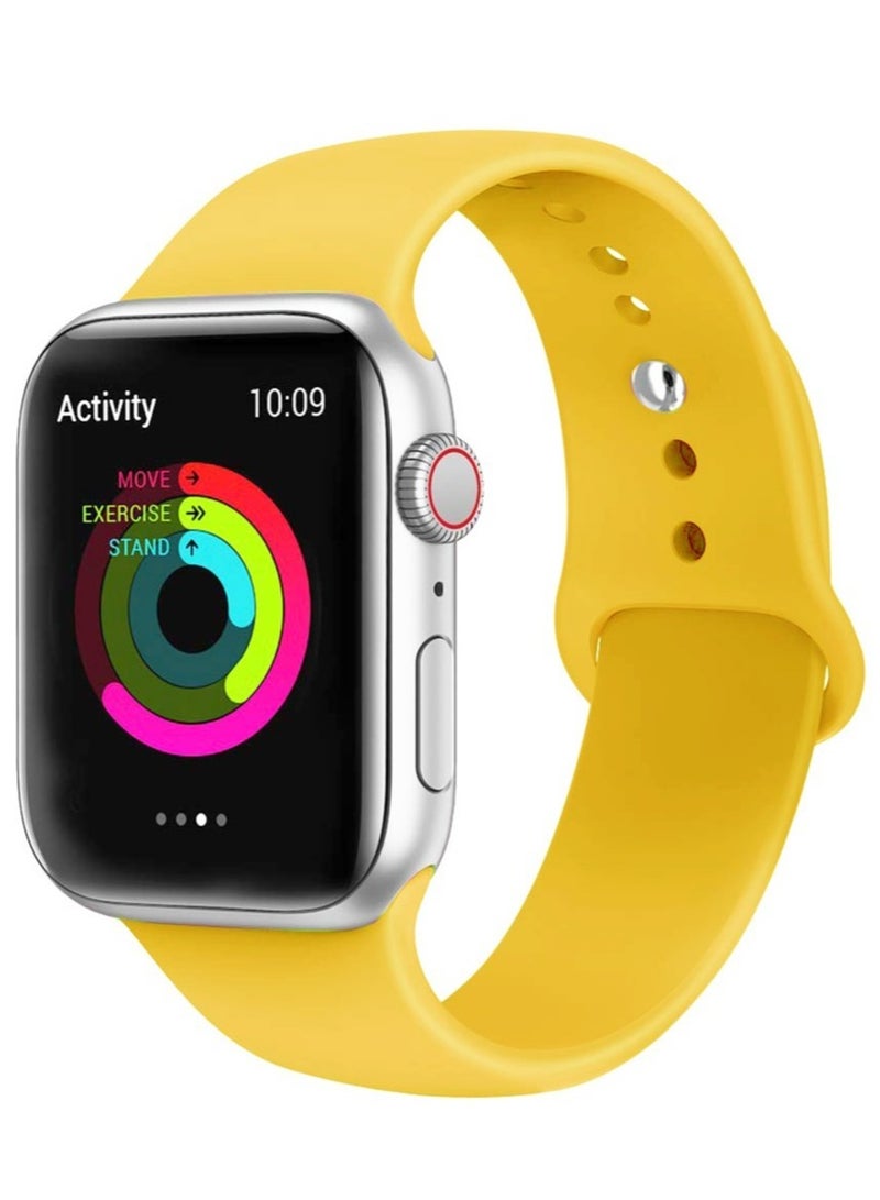 ELTRAZONE Soft Silicone Fitness Replacement Accessories Wristbands for Apple iWatch Band Series 6/5/4/3/2/1 SE 42-44mm - Image 1