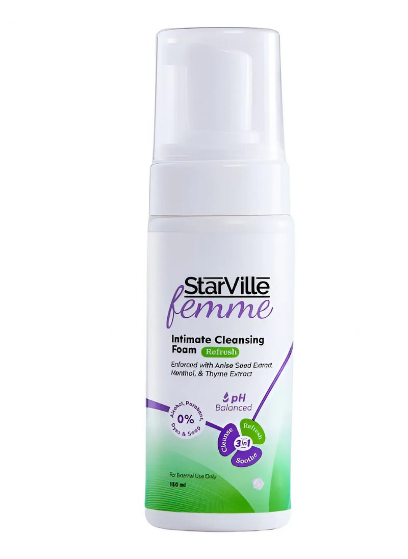 starville - Femme Intimate Cleansing Foam Refresh - 150 Ml - Image 1