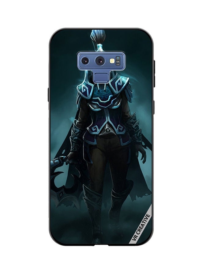 VR CREATIVE Protective Case Cover For Samsung Galaxy Note 9 Phantom Assassin, Dark Wraith Set, Dota 2 Design Multicolour  - Image 1