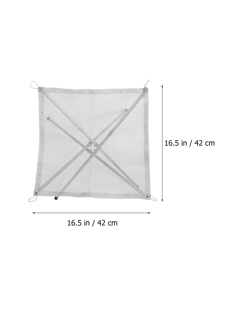 Cool Baby COOLBABY Outdoor Camping Fire Pit Portable Lightweight Fire Pit Stand with Foldable Stainless Steel Mesh for Camping  - Image 2
