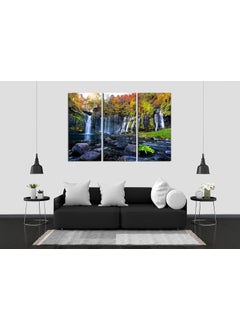 BP DESIGN SOLUTION BP Design Solution Waterfall Wall Sun Board Frame for Room Study Room Hall Office Bedroom Size 24x36 inch in Three Part Each Part 12x24  - Image 1