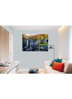 BP DESIGN SOLUTION BP Design Solution Waterfall Wall Sun Board Frame for Room Study Room Hall Office Bedroom Size 24x36 inch in Three Part Each Part 12x24  - Image 2