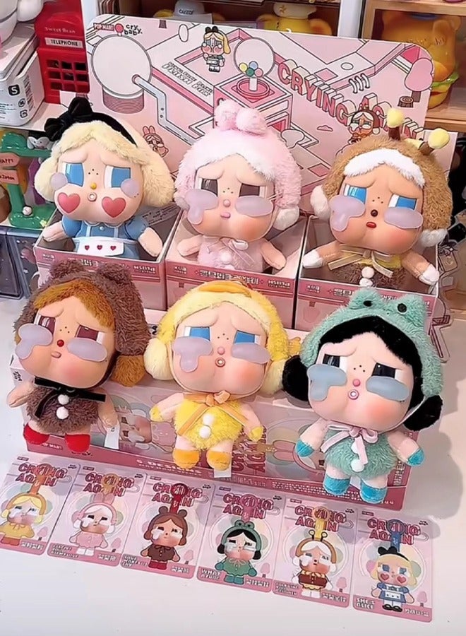 كراي بيبي سلسلة CRYBABY Crying Again - صندوق أعمى مخملي بوجه من الفينيل - صندوق واحد - Image 2