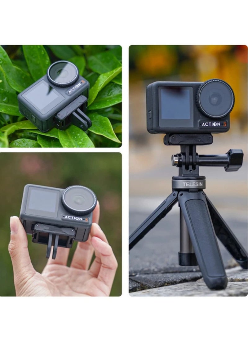 Generic Magnetic Selfie Stick Tripod Two Claw Adapter Compatible with DJI Action3 Accessories For OSMO Action 3 / Action 2 Adapter  - Image 4