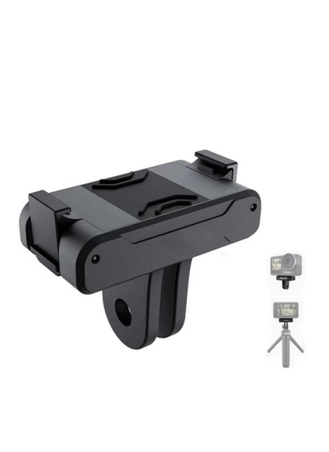 Magnetic Selfie Stick Tripod Two Claw Adapter Compatible with DJI Action3 Accessories For OSMO Action 3 / Action 2 Adapter