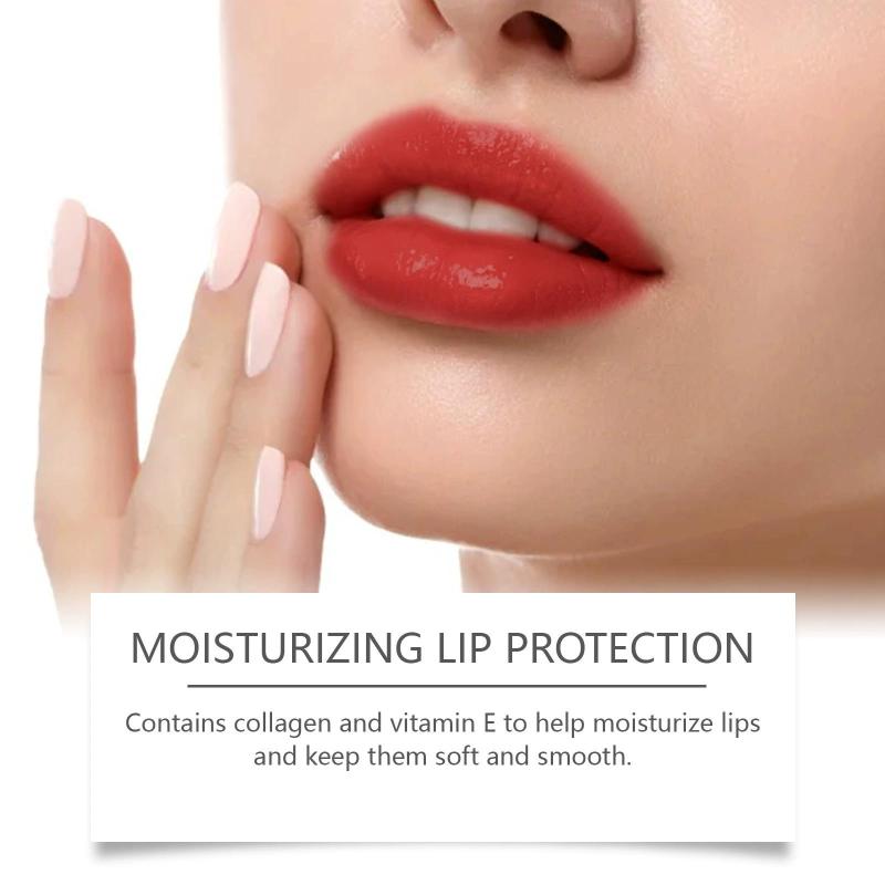 EELHOE Peel-Off Lip Gloss Long-Lasting Matte Black Lip Color - Hydrating Nourishing Lip Makeup for Daily Commute - Image 3