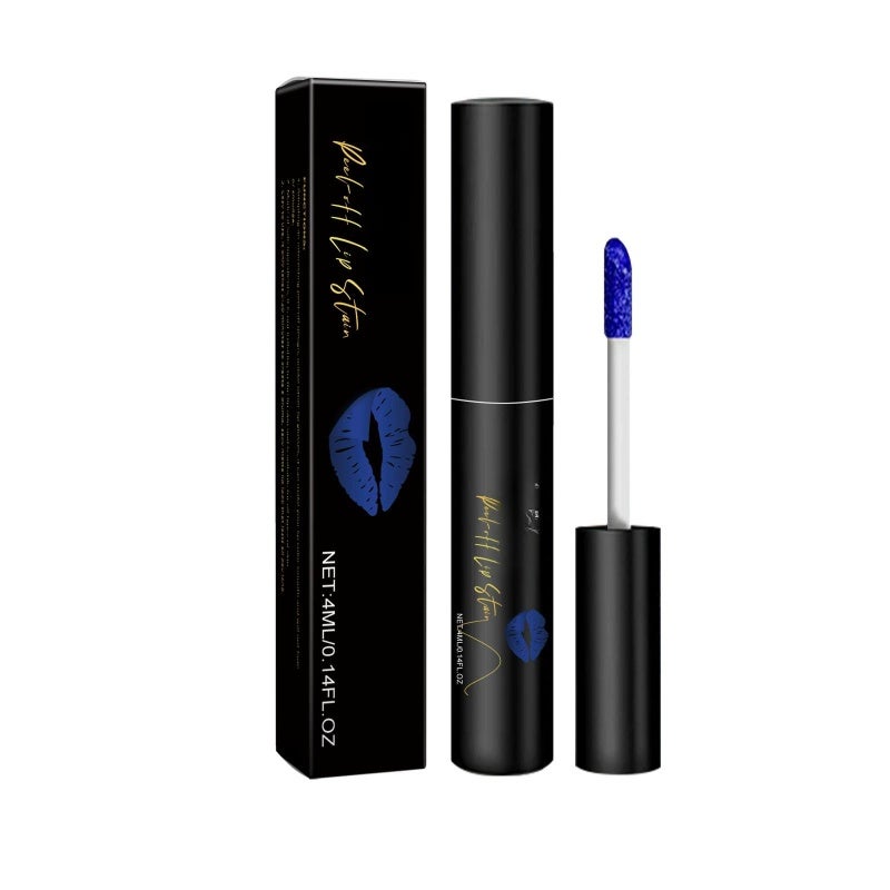 EELHOE Peel-Off Lip Gloss Long-Lasting Matte Black Lip Color - Hydrating Nourishing Lip Makeup for Daily Commute - Image 1