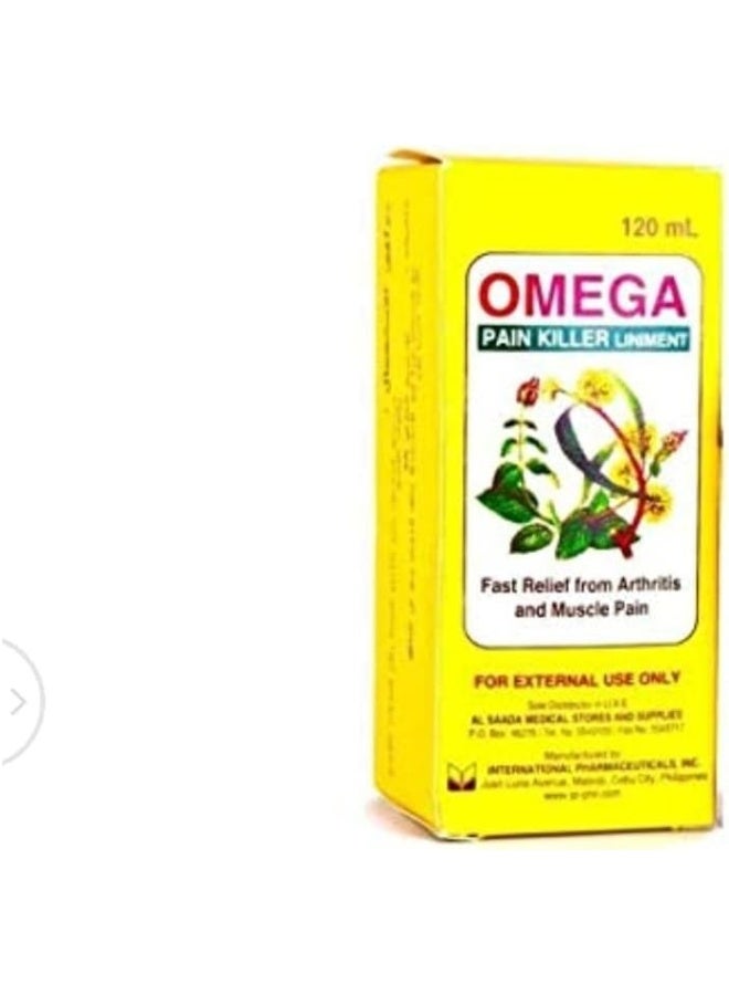 Omega Pain Killer Liniment 60ml - Image 4
