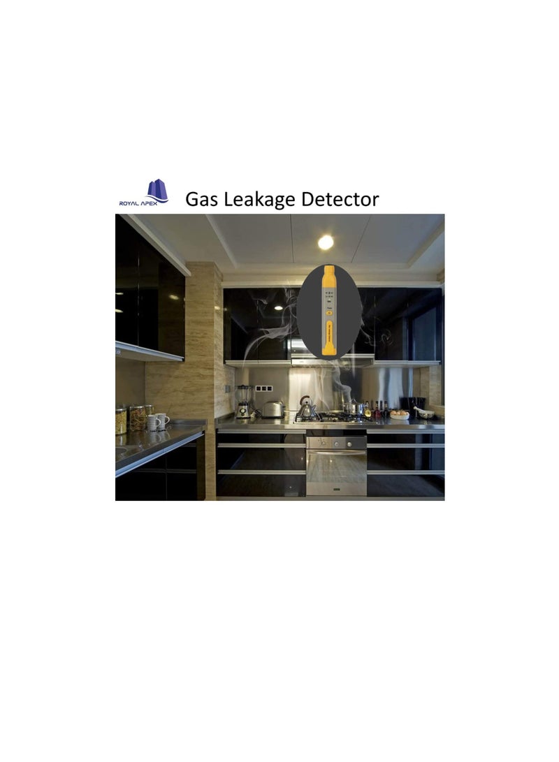MEET Gas Leakage Detector With Audio | Sensing Leakage of Combustible Gases Such as Butane, Propane Acetylene and - Methane (Natural Gas) | High Accuracy Kitchen Gas Leakage Identifier  - Image 3