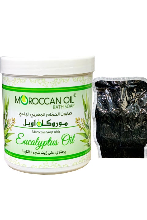 موروكان أويل صابون حمام مغربي بزيت شجرة الكينا 250 مل