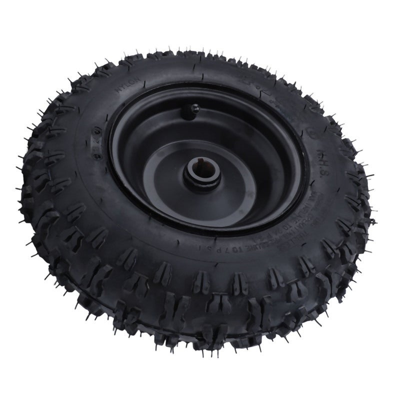 clever 4.10‑6 ATV Rear Tire 12.6x4 Inches Heavy Duty Rubber Tire - 19mm Bearing Bore Puncture Resistant All Terrain Tire for ATV Mini Bike Go Kart Lawn Mower - Image 5