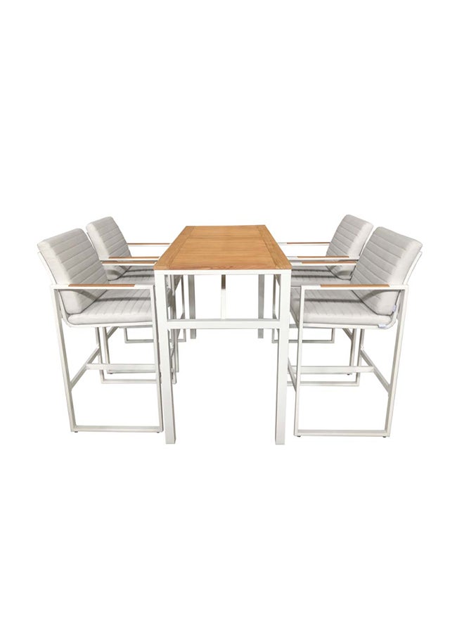 Suncoast Juno Bar Set 4-Seater - White  - Image 1