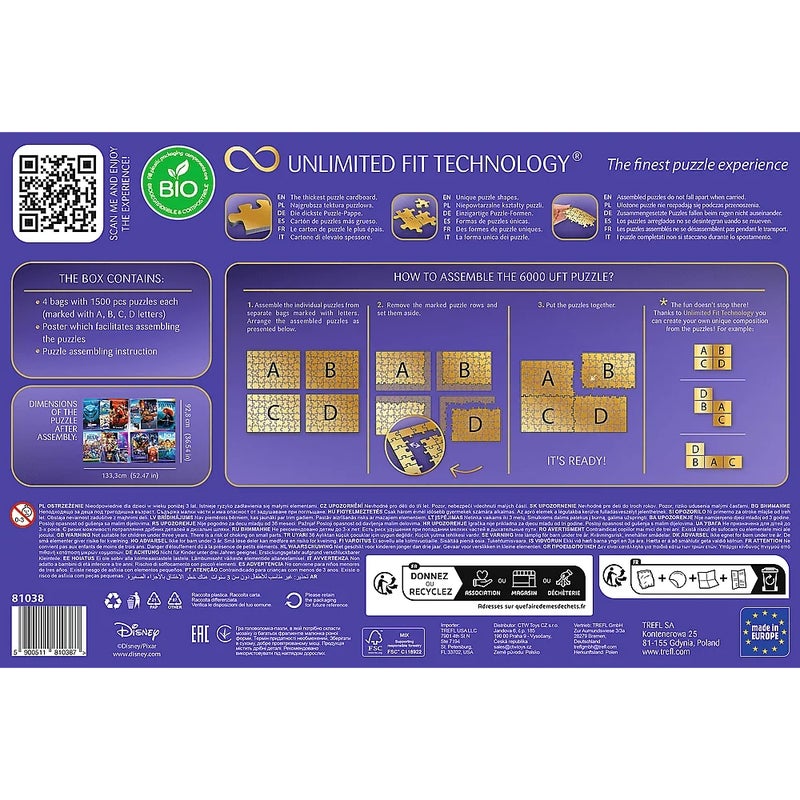 تريفل بازل برايم ديزني بيكسار ( 6000 قطعة ) - 81038 - Image 3