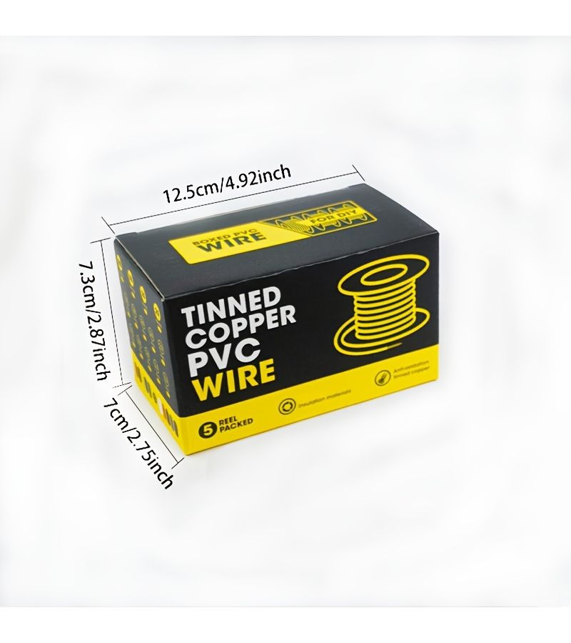 A Set Of Electrical Wires 16 AWG 16.4 Feet 5 Meters Tinned Copper Five Colors For Electronics Home Wiring Power Connections Speaker LED Car Audio - Image 3