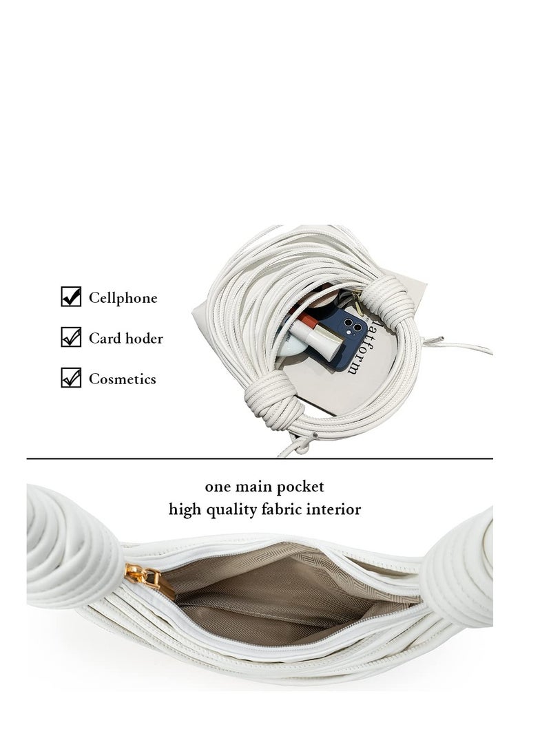 SOLARAE Women Shoulder Bags, Women Clutch Purse, Fashionable Satchel Handbag, Mini Tote, with Zipper Evening Leather Bag - Image 2