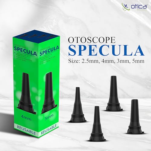 OTICA Reusable Diagnostic Otoscope Specula 2.5mm, 3mm, 4mm, 5mm Compatible With Welch_Allyn Medical Speculum Pinpoint Accuracy - Image 2