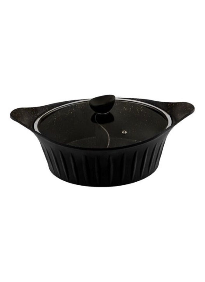 tashan - Granite Divided Casserole 32 cm Black - Image 1