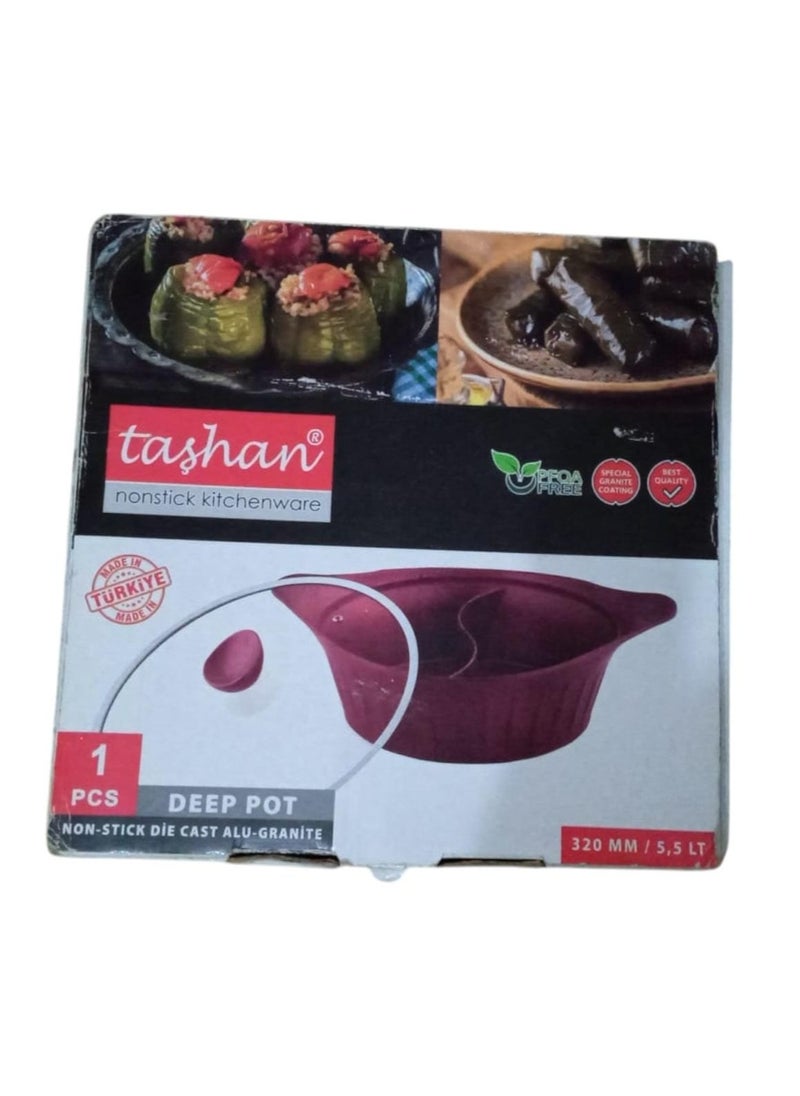 tashan - Granite Divided Casserole 32 cm Black - Image 1