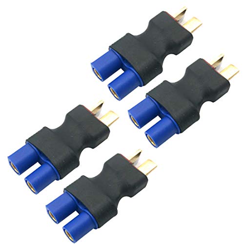 FLY RC 4 Pcs T Male Plug to EC3 Female Connector Plug Adapter for RC Lipo Battery - Image 5