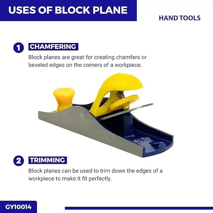 BST مستوى كتلة الحديد الصلب 7 بوصة رندا | أداة نجارة ثقيلة مع ملحق شفرة مستوى حادة - Image 4