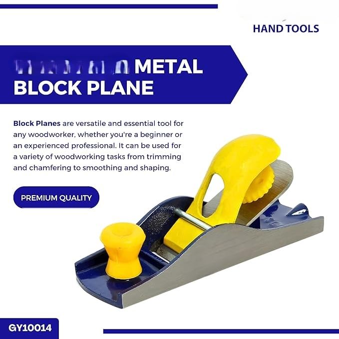 BST مستوى كتلة الحديد الصلب 7 بوصة رندا | أداة نجارة ثقيلة مع ملحق شفرة مستوى حادة - Image 3
