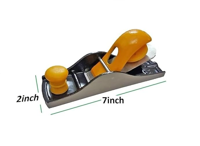 BST مستوى كتلة الحديد الصلب 7 بوصة رندا | أداة نجارة ثقيلة مع ملحق شفرة مستوى حادة - Image 2