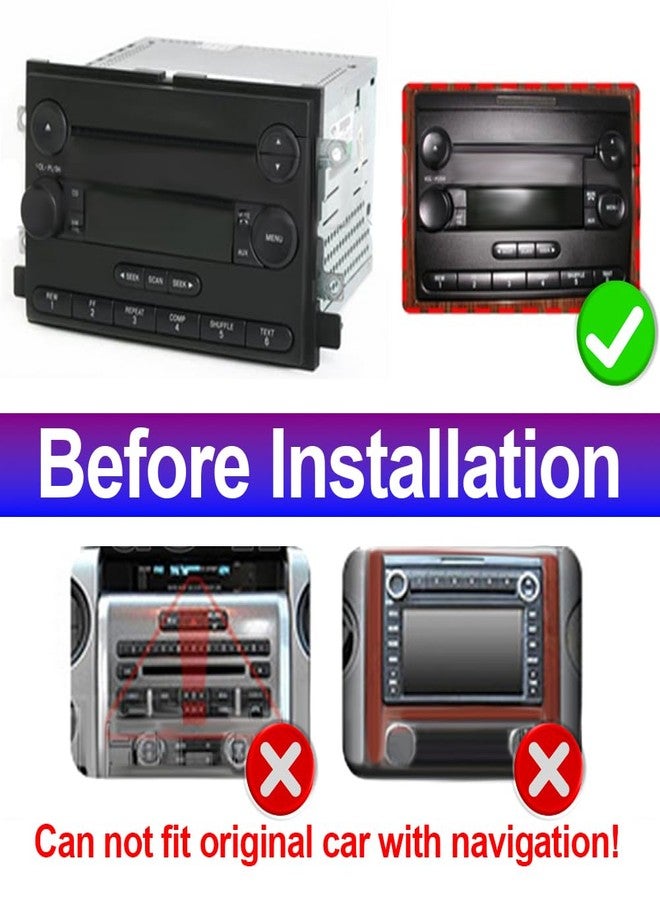 Ftoghe 7 Inch HD Touchscreen Car Stereo Radio for Ford F150 F250 F350 2004-2014, Android 13, CarPlay & Android Auto, Bluetooth, WiFi, Backup Camera - Image 3