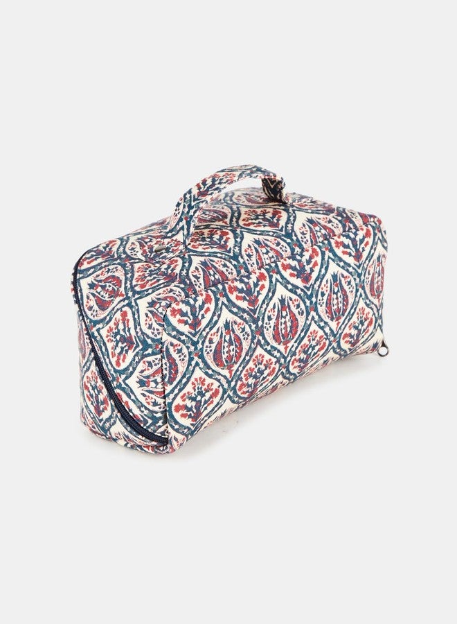 Fabindia Printed Cotton Toiletery Bag - Image 4