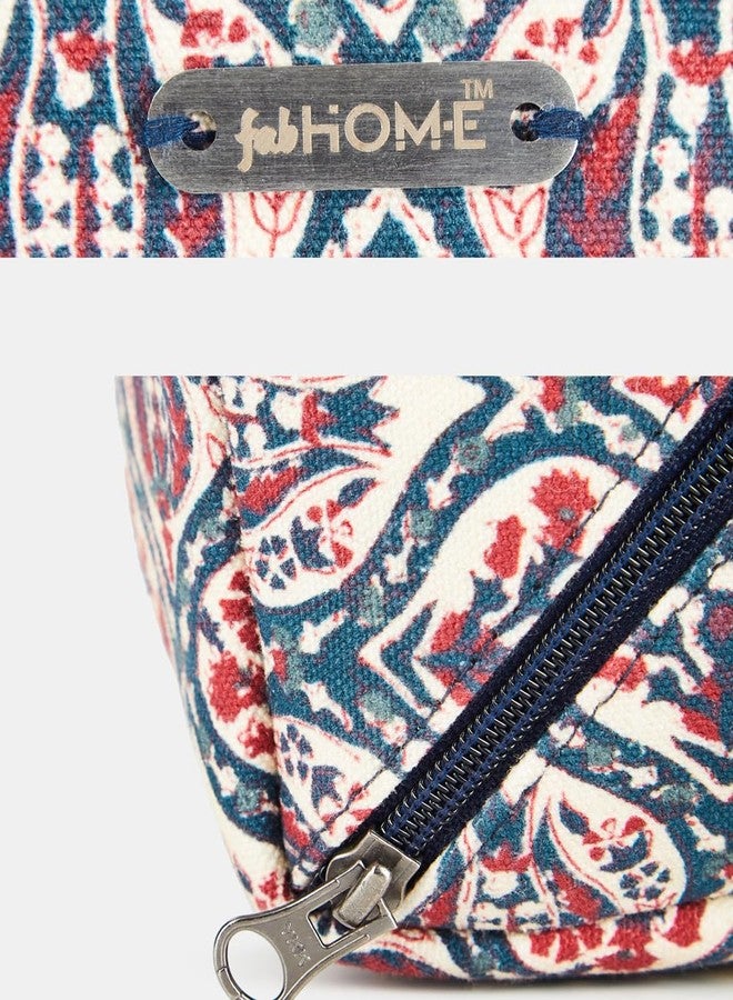 Fabindia Printed Cotton Toiletery Bag - Image 5