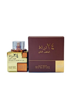AHAKAC AHAKAC Unisex 100ml Gold Square Bottle Perfume: Elegant Gift in Premium Packaging  - Image 2