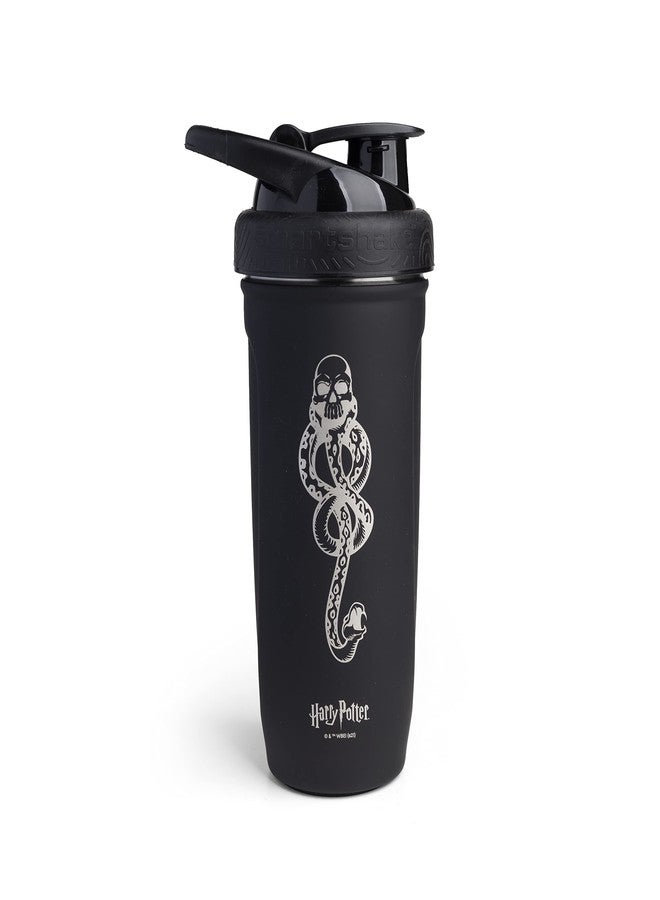 Smartshake Reforce Stainless Steel Harry Potter Dark Mark Logo Shaker Bottle (900 ml/30 oz) | Light Weight Resistance Sports Shaker Bottle with a Soft Lid | Leakproof, BPA Free & DEHP Free - Image 1