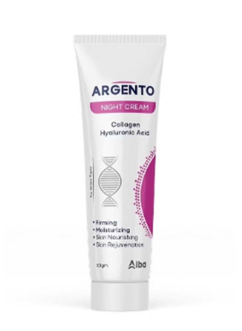 أرجنتو كريم ليلي بالكولاجين وحمض الهيالورونيك من ارجنتو - 60 جرام