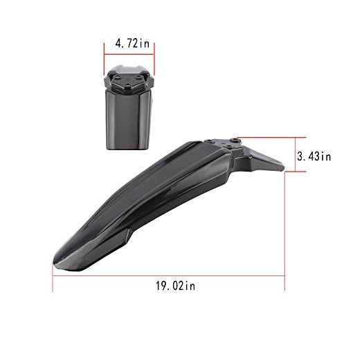 ABCERRSI Sur Ron Front Fender,Motorcycle Rear Fender with Sur Ron X S X160 X260 Electric Dirt Bike - Image 2