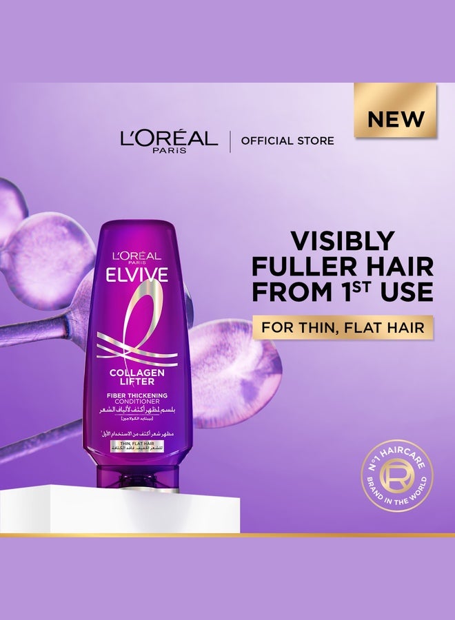 L'OREAL PARIS Elvive Collagen Lifter Fiber Densifying Conditioner - 360ml - Image 2