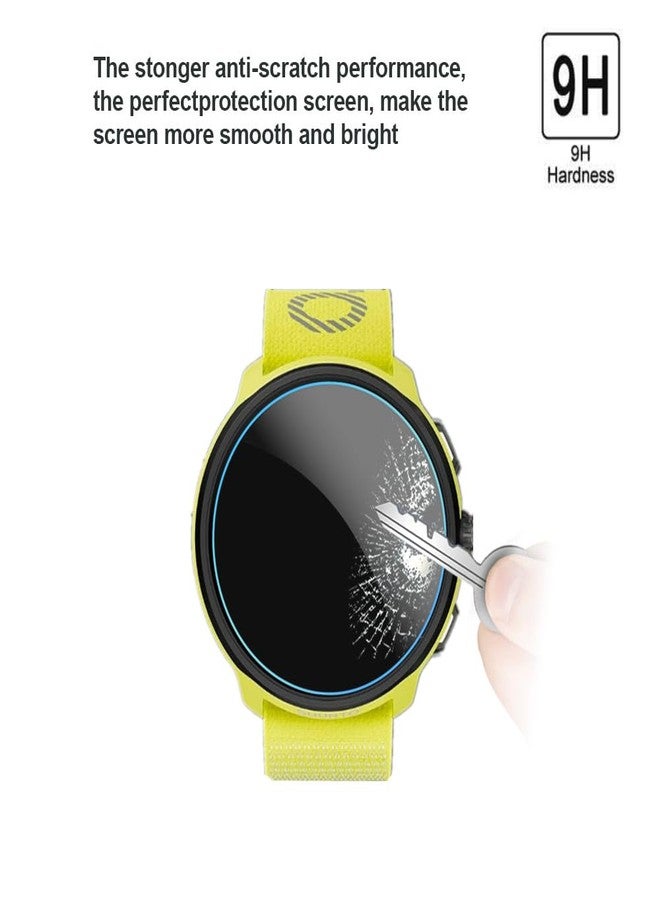 MIHENCE Screen Protector Compatible for Suunto Run Sports Watch, 9H Anti-Scratch Tempered Glass Protective Film (3 PCS) - Image 3