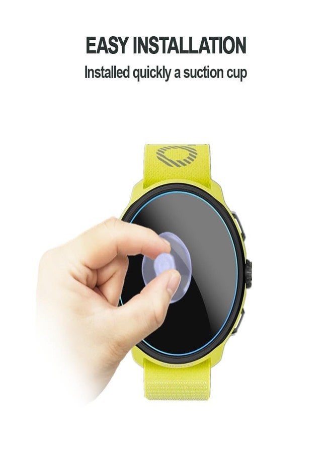 MIHENCE Screen Protector Compatible for Suunto Run Sports Watch, 9H Anti-Scratch Tempered Glass Protective Film (3 PCS) - Image 2