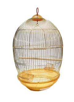 DAYANG Golden Luxury Hanging Bird Cage for Parakeet Finches Budgies Cockatiels Esotici Lovebirds Canaries Parrots 48.5X48.5X76cm  - Image 1