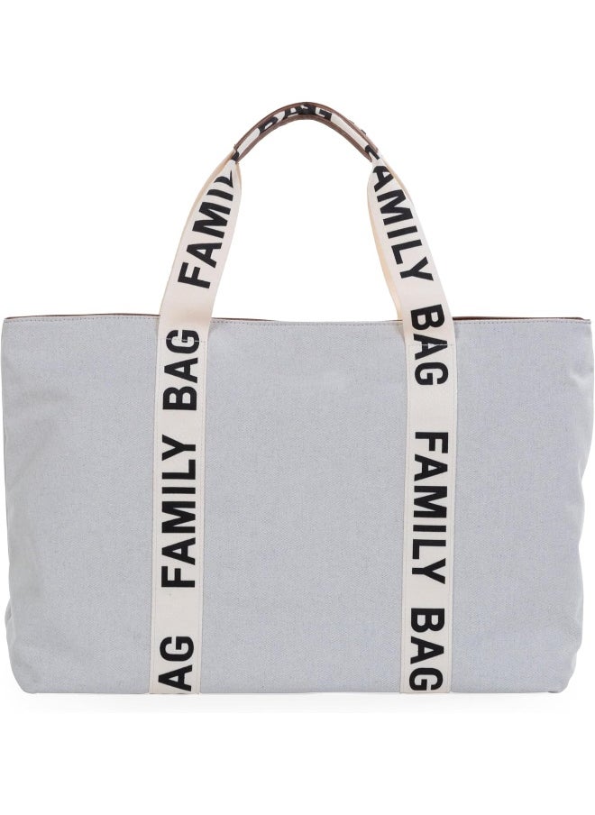 CHILDHOME Childhome, Family Bag, Changing Bag, Travel/Weekend Bag, Large Capacity, Detachable Pouch Included, Signature Collection  - Image 1