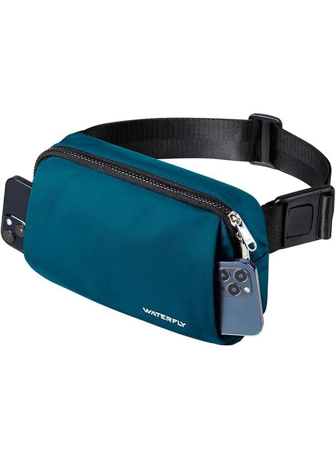 WATERFLY WATERFLY Crossbody Belt Fanny Pack: Sports Walking Waist Bag Runner Belt Bum Bag Hip Fannie Pack Phanny Fannypack Woman Man for Hiking Jogging Running  - Image 1