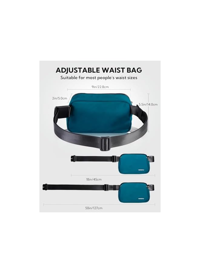 WATERFLY WATERFLY Crossbody Belt Fanny Pack: Sports Walking Waist Bag Runner Belt Bum Bag Hip Fannie Pack Phanny Fannypack Woman Man for Hiking Jogging Running  - Image 3