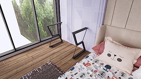 ZITONIOM 28 inch Metal Table Legs Heavy Duty Industrial Table Base Black Metal Furniture Legs Modern Dining Coffee Table Legs DIY Desk Legs Set of 2 only Legs 28 H20 L354 W inch 71519Cm - Image 5