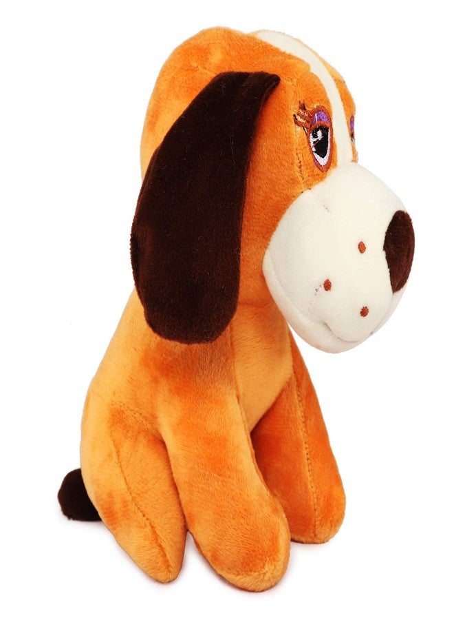 Webby Soft Animal Plush Dalmatian Dog Toy 20cm, Brown - Image 3