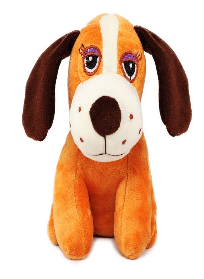 Webby Soft Animal Plush Dalmatian Dog Toy 20cm, Brown - Image 2