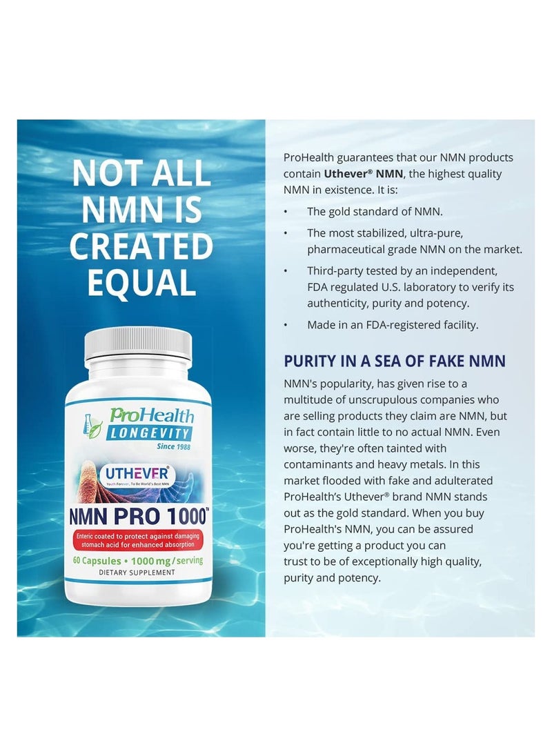 ProHealth - ProHealth Longevity NMN Pro 1000 (60 Capsules) - Image 1