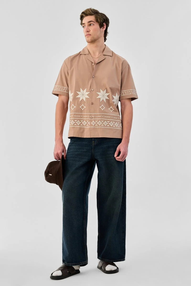 SNITCH Embroidery Box Fit Shirt